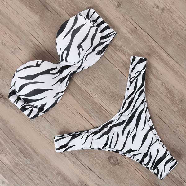 Ophelia Bikini Set  Zebra