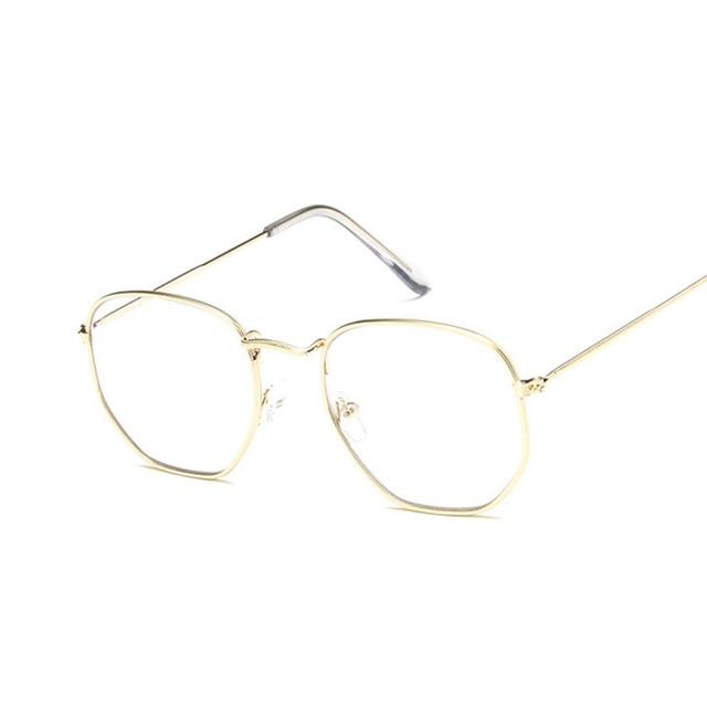 Vesper Sunglasses  Gold Clear