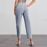 Charli Boyfriend Jeans - Gray