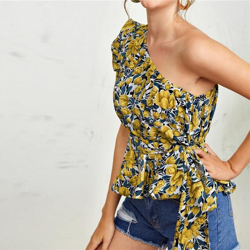 Renee Calico Blouse  Yellow