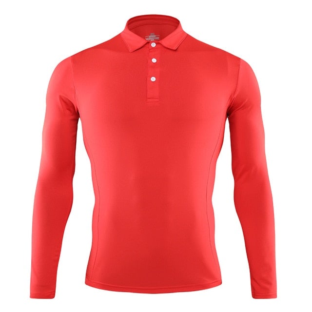 Reginald Golf HighPerformance LS Shirt (Red)