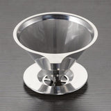 Heat-resistant 400ml Glass Coffee Pot with Stainless Steel