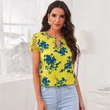 Kaya Cornflower Blouse - Yellow