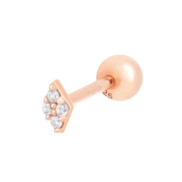 Risette Earrings  Rose