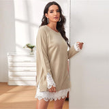 Nova Sweater Dress  Apricot