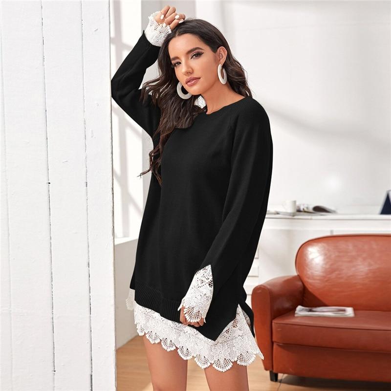 Nova Sweater Dress  Black