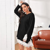 Nova Sweater Dress  Black