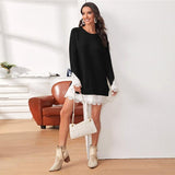 Nova Sweater Dress  Black