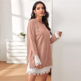 Nova Sweater Dress  Dusty Pink