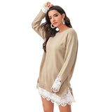 Nova Sweater Dress  Apricot