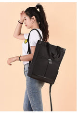 Sienna Tote Backpack  Black
