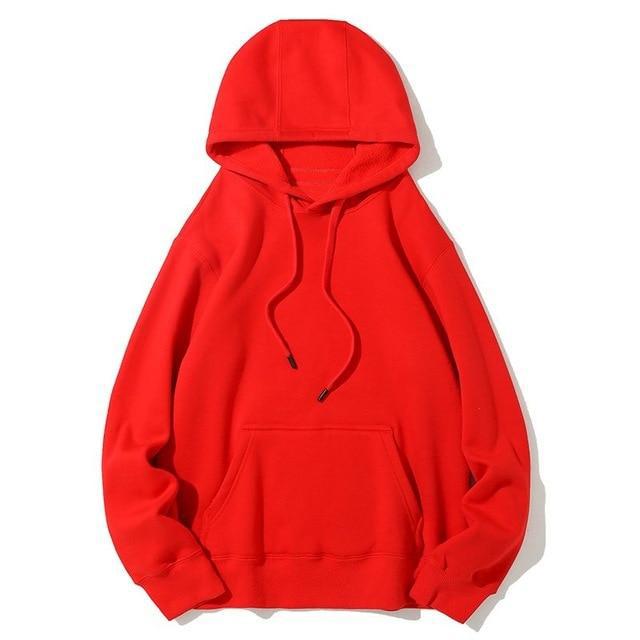 Signature Hoodie  Coral Red