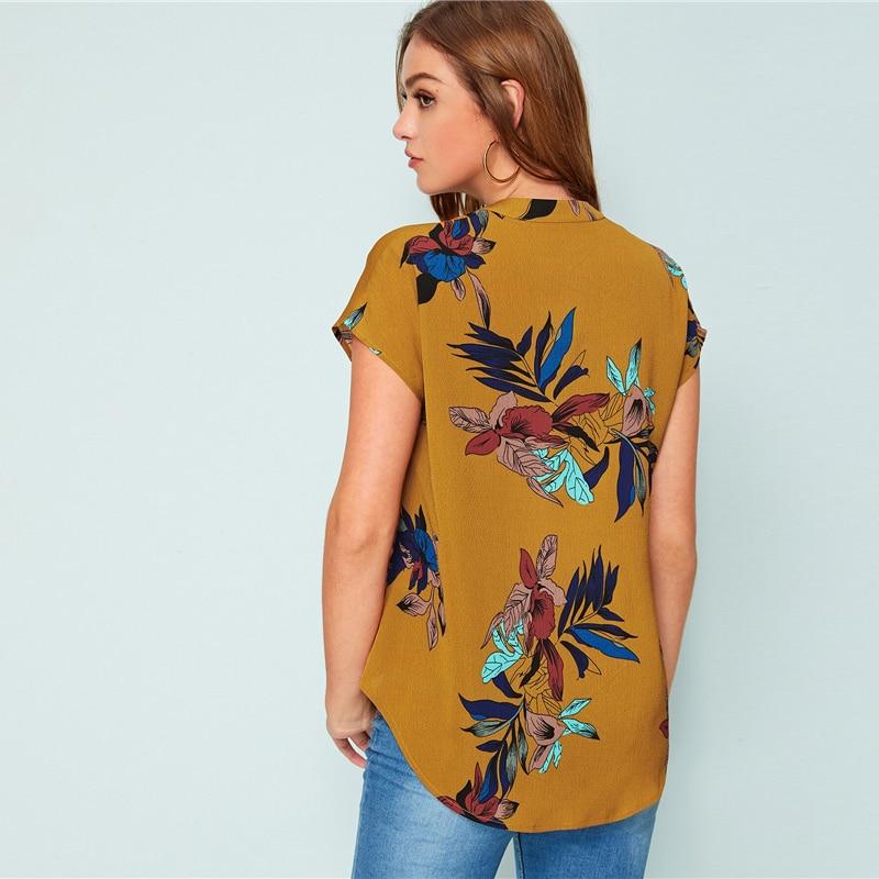 Savannah Floral Blouse  Yellow