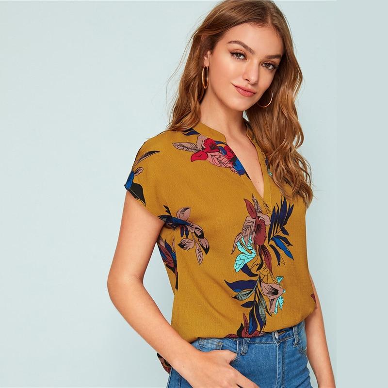 Savannah Floral Blouse  Yellow