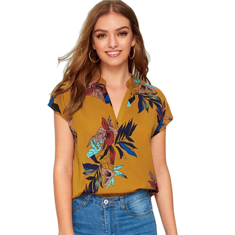 Savannah Floral Blouse  Yellow