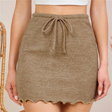 Frida Wavy Edge Mini Skirt