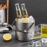 Stainless Steel Ice Bucket with Lid