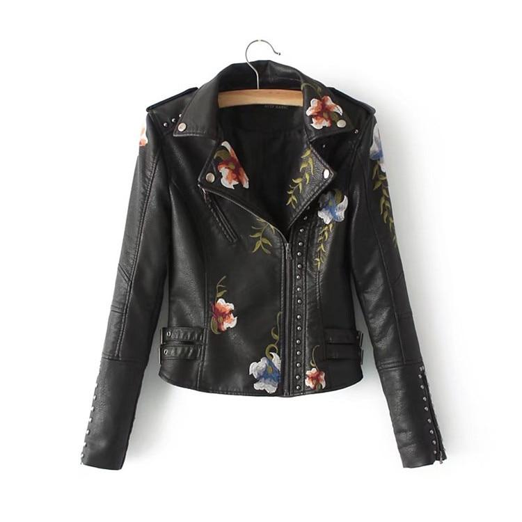 Rosebud Vegan Leather Jacket  Black