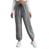 Shearling Loose Pant  Light Grey
