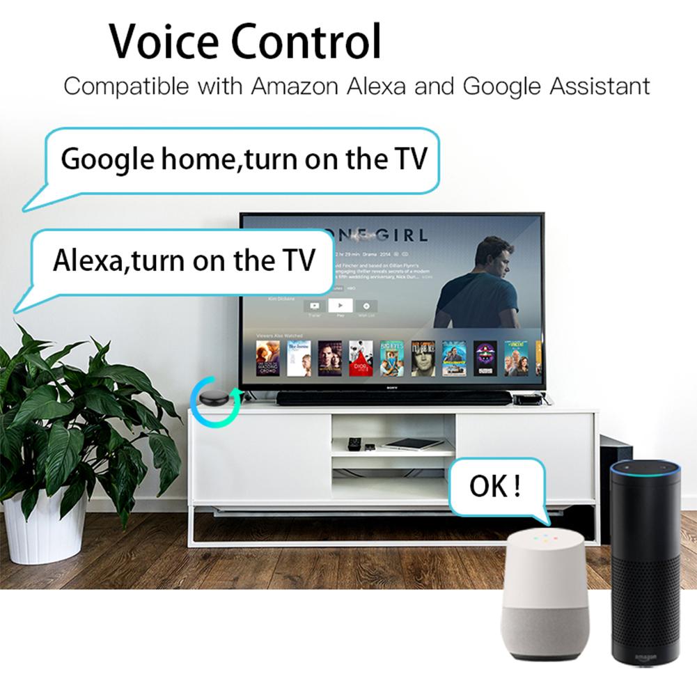 Universal IR Smart Remote Adapter (Compatible with Alexa