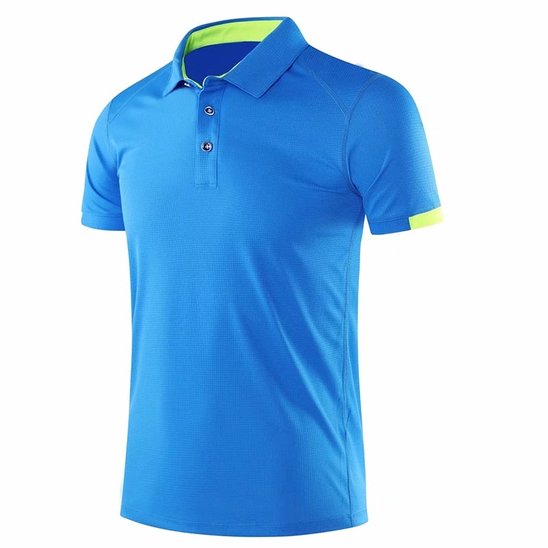 Reginald Golf HighPerformance Shirt (Blue)
