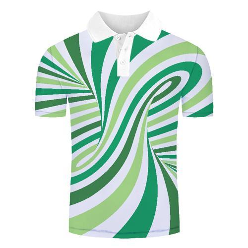 Reginald Golf Cooltech Optical Illusion (Mint Twister)