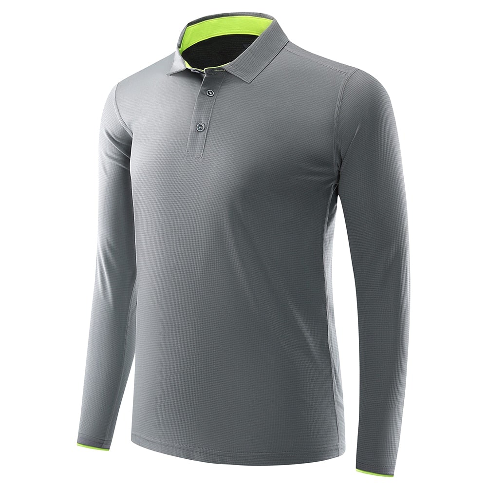 Reginald Golf HighPerformance LS Shirt (Gray)