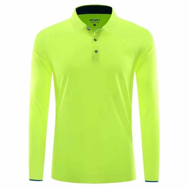 Reginald Golf HighPerformance LS Shirt (Lime)