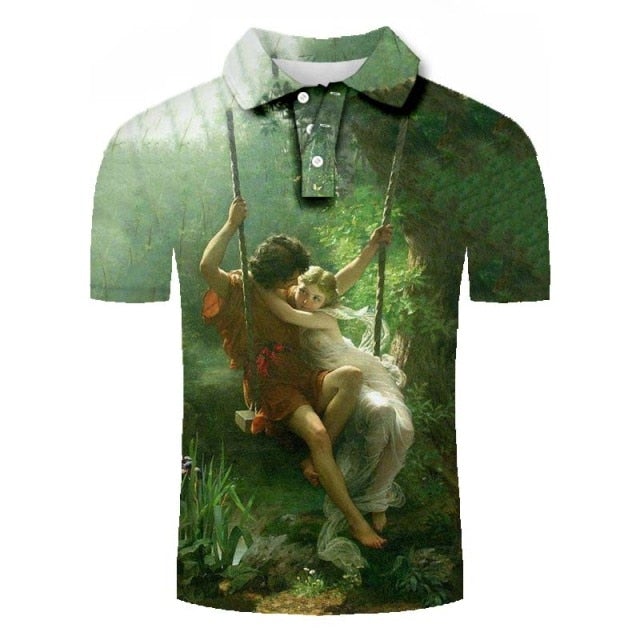 Reginald Golf Cooltech Victorian Loud Shirt (Young Dumb