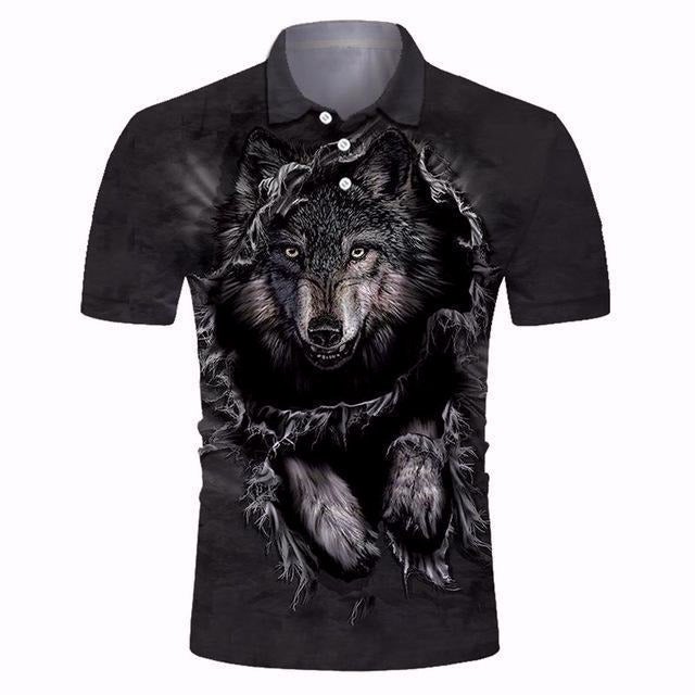 Reginald Golf Cooltech Digital Art Loud Shirt (Pouncing