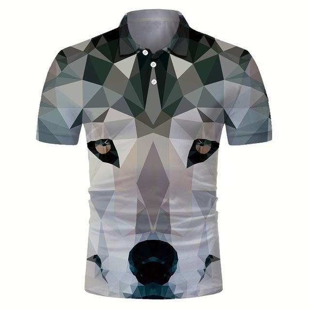 Reginald Golf Cooltech Digital Art Loud Shirt (Polygon