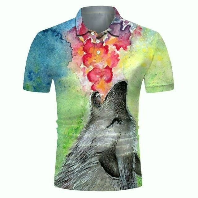 Reginald Golf Cooltech Digital Art Loud Shirt (The