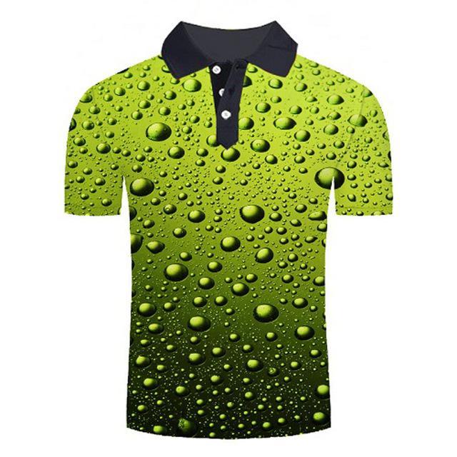 Reginald Golf Cooltech Loud Drink Up Shirt (Green
