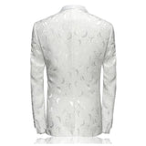Men's White Floral Celebration Blazer