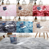 Fluffy Blue Rug