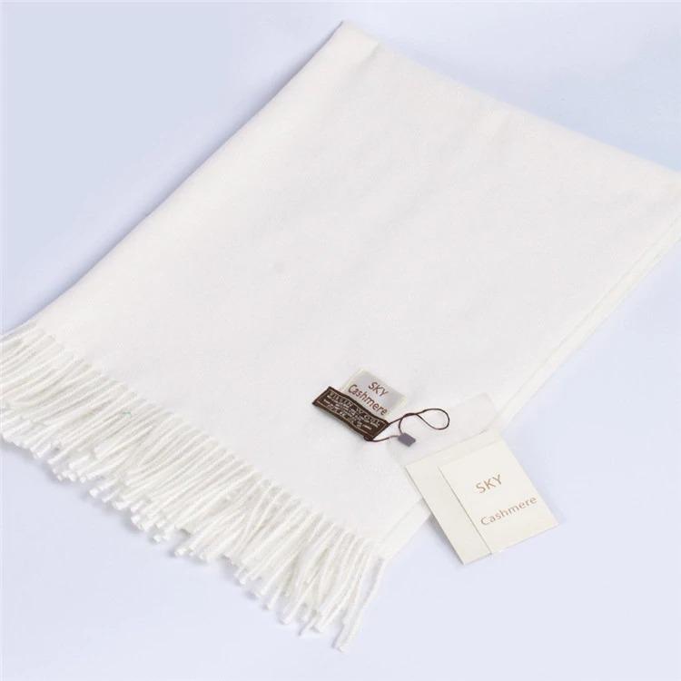White Cashmere Scarf